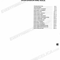 Suspension and Axle