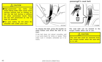 celica owners manual 040